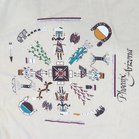 Vintage Ched by Anvil Phoenix AZ Native American T-shirt - Picture 4 of 6